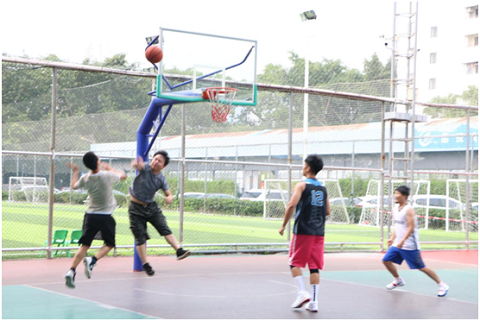 金秋十月 宏旺半导体篮球联赛第八赛火热开打