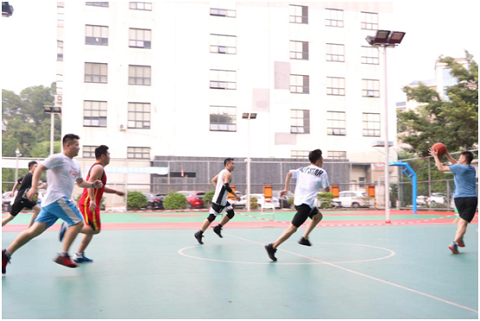 金秋十月 宏旺半导体篮球联赛第八赛火热开打